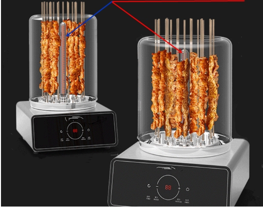 linear infrared lamp for deck oven