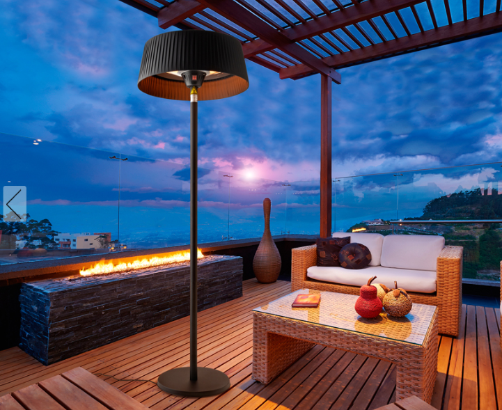 3D flame fireplace heater