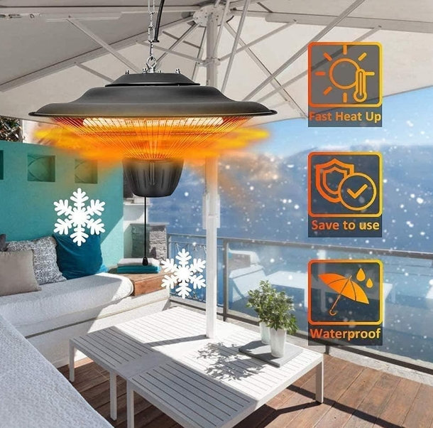 Greenhouse electric heater