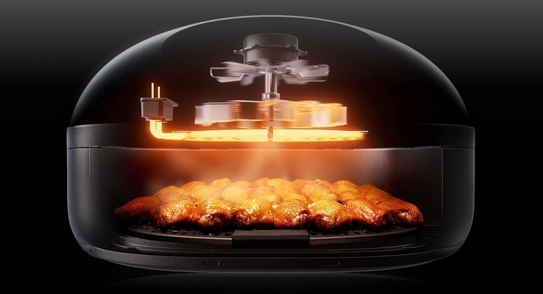 short wave heating tube for deck oven